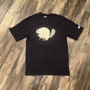 Duluth Trading Co. Angry Beaver Relaxed Fit Longtail T-Shirt Men's Size S